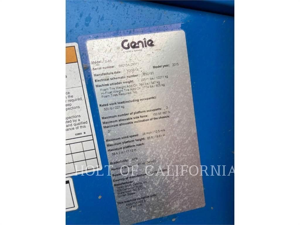 Genie BOOM S65 Съчленени стрелови подемници