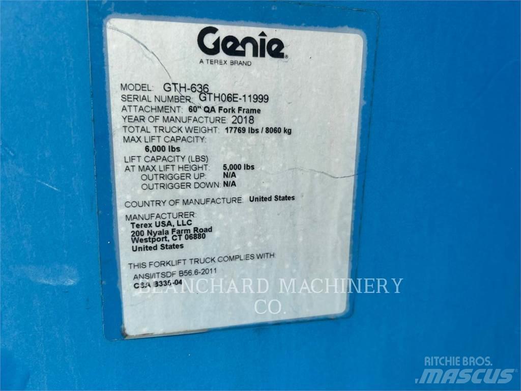 Genie GTH-636 Телескопични товарачи