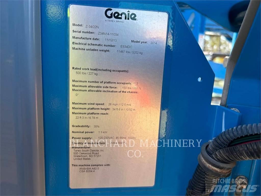 Genie Z34/22 Съчленени стрелови подемници