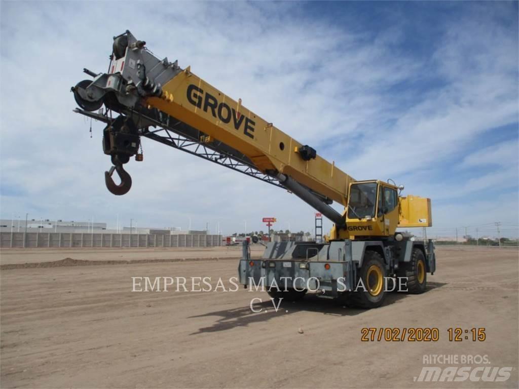 Grove RT600E Всъдеходни кранове