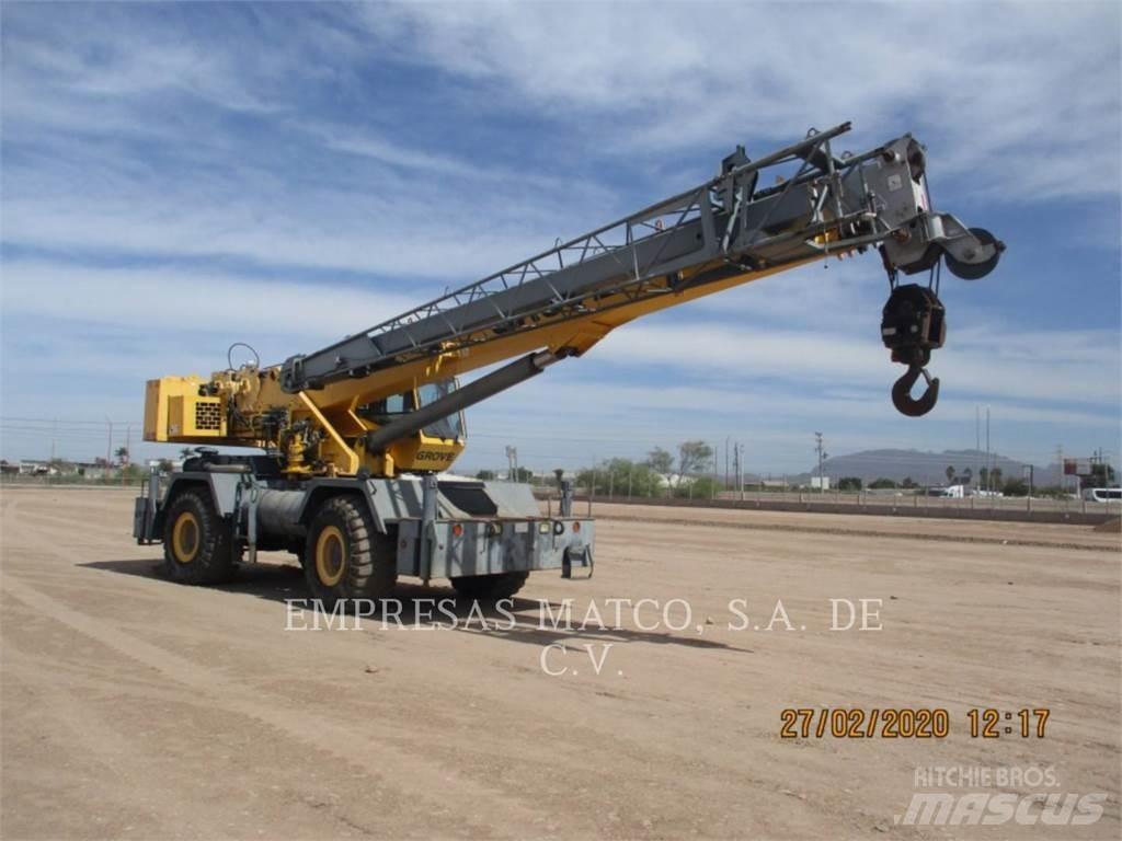 Grove RT600E Всъдеходни кранове