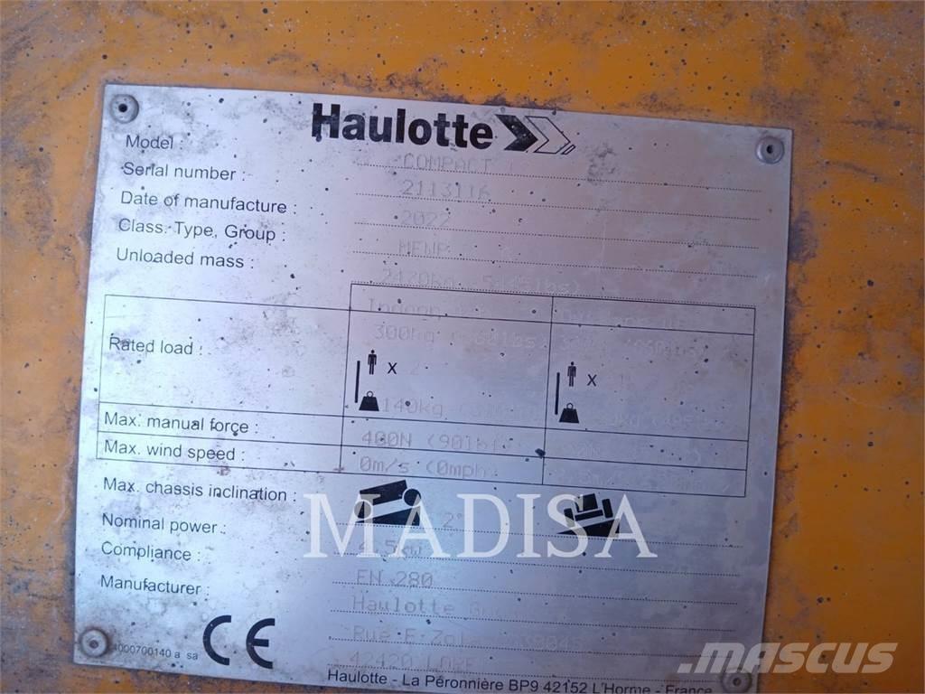 Haulotte COMPACT 12 Ножични работни платформи