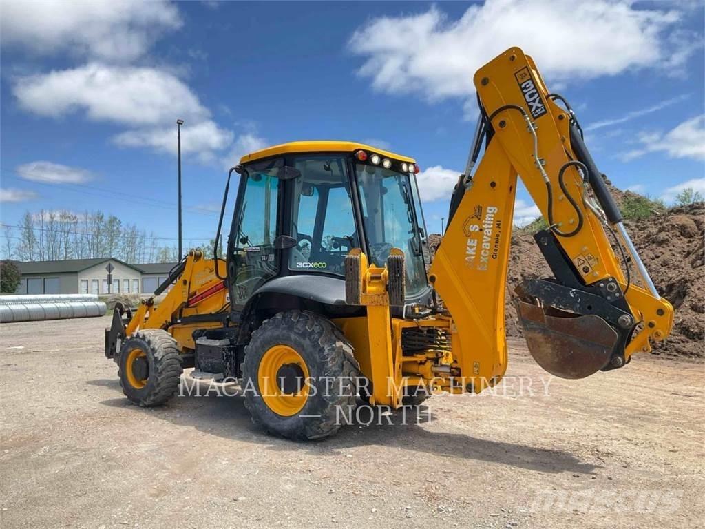 JCB 3CX Товарач със заден ексватор