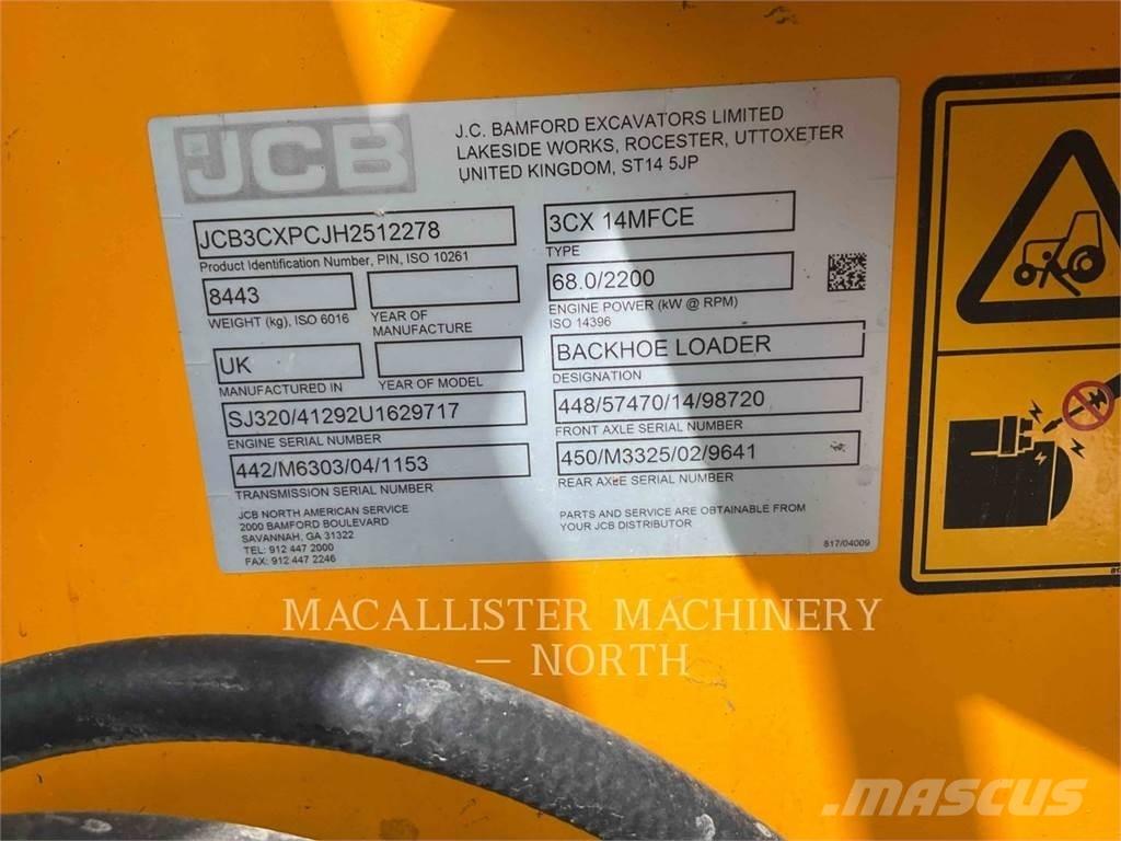 JCB 3CX Товарач със заден ексватор