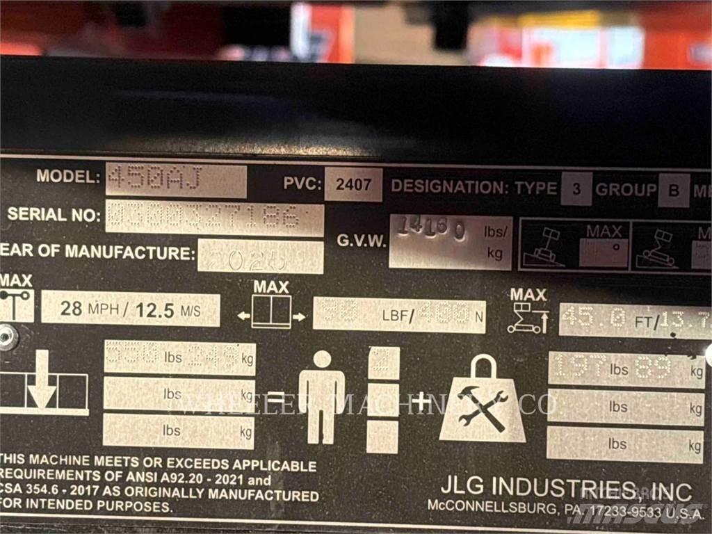 JLG 450AJ Съчленени стрелови подемници