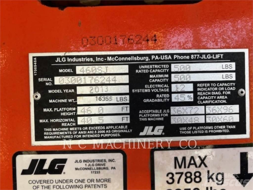 JLG 460SJ Верижен екскаватор