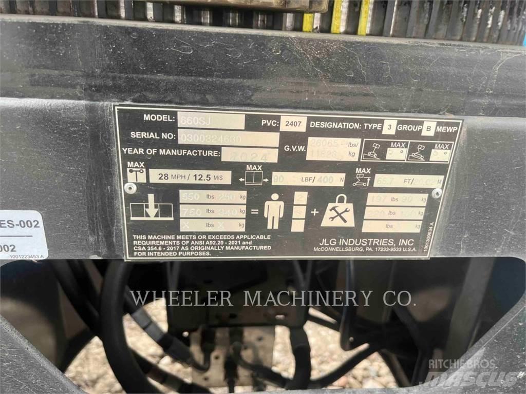JLG 660SJ Съчленени стрелови подемници
