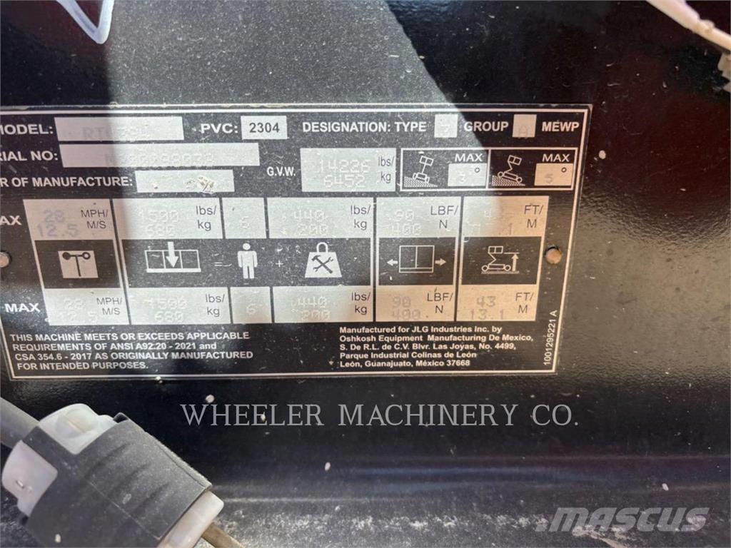 JLG RT4394 Ножични работни платформи