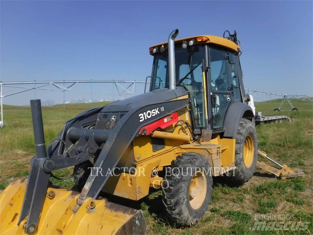 John Deere 310SK Товарач със заден ексватор