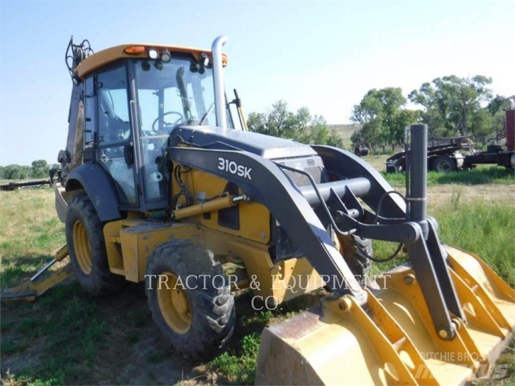 John Deere 310SK Товарач със заден ексватор