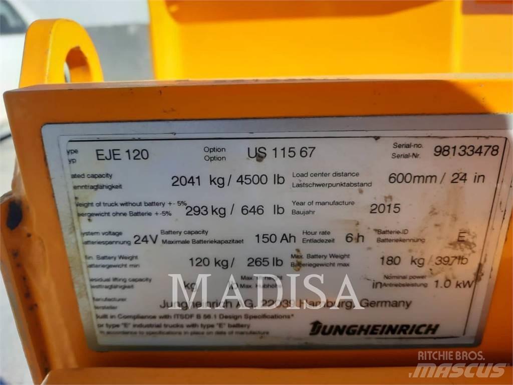 Jungheinrich EJE120 Електрически вилични кари-повдигачи