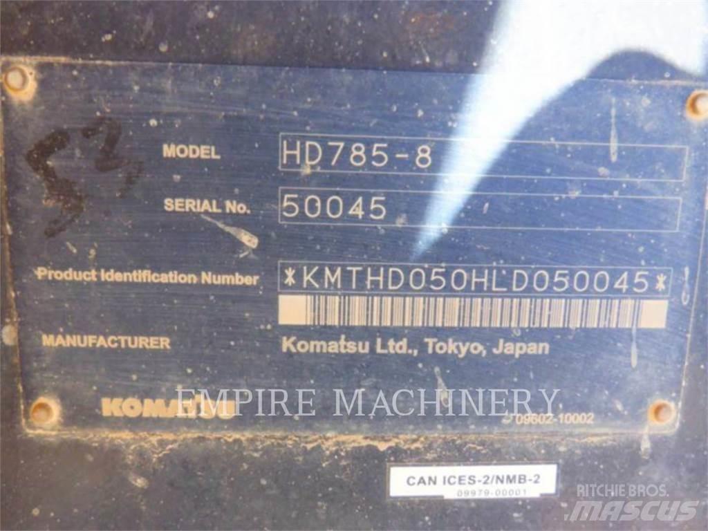 Komatsu HD785-8 Дъмпери/моторни превозни средства