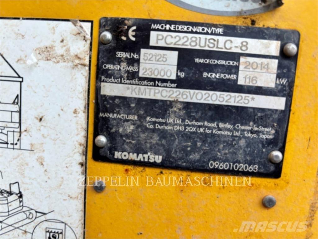Komatsu PC228 Верижен екскаватор