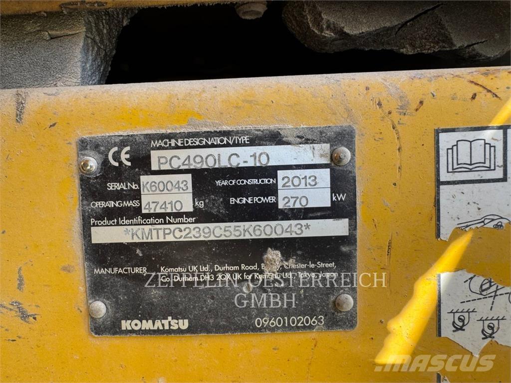 Komatsu PC490LC-10 Верижен екскаватор