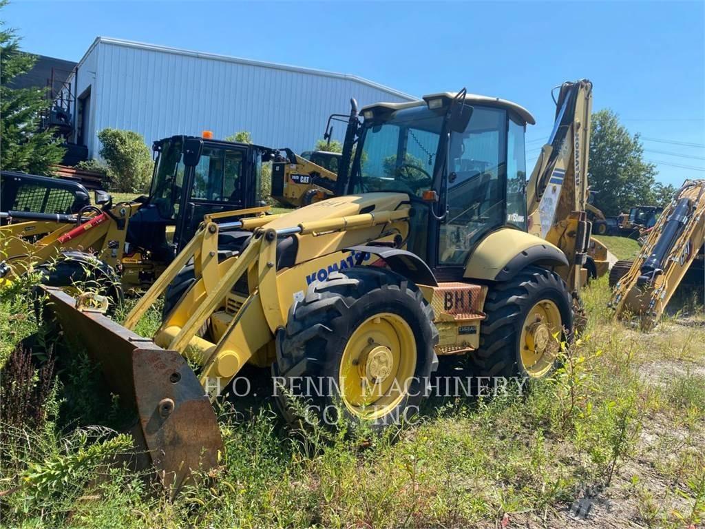 Komatsu WB150 Товарач със заден ексватор