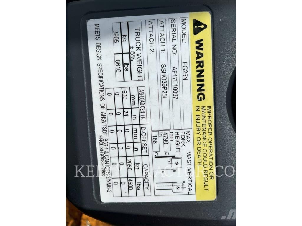 Mitsubishi MITFG25N Камиони с АГУ