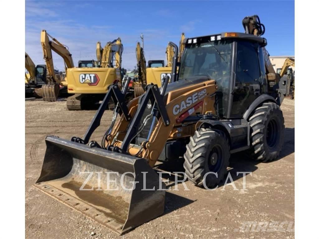 New Holland 580SN Товарач със заден ексватор