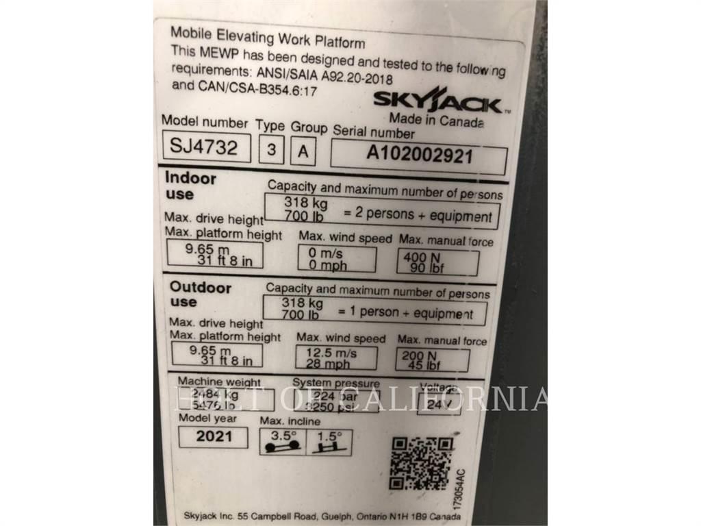 Skyjack SCISSOR32E Ножични работни платформи