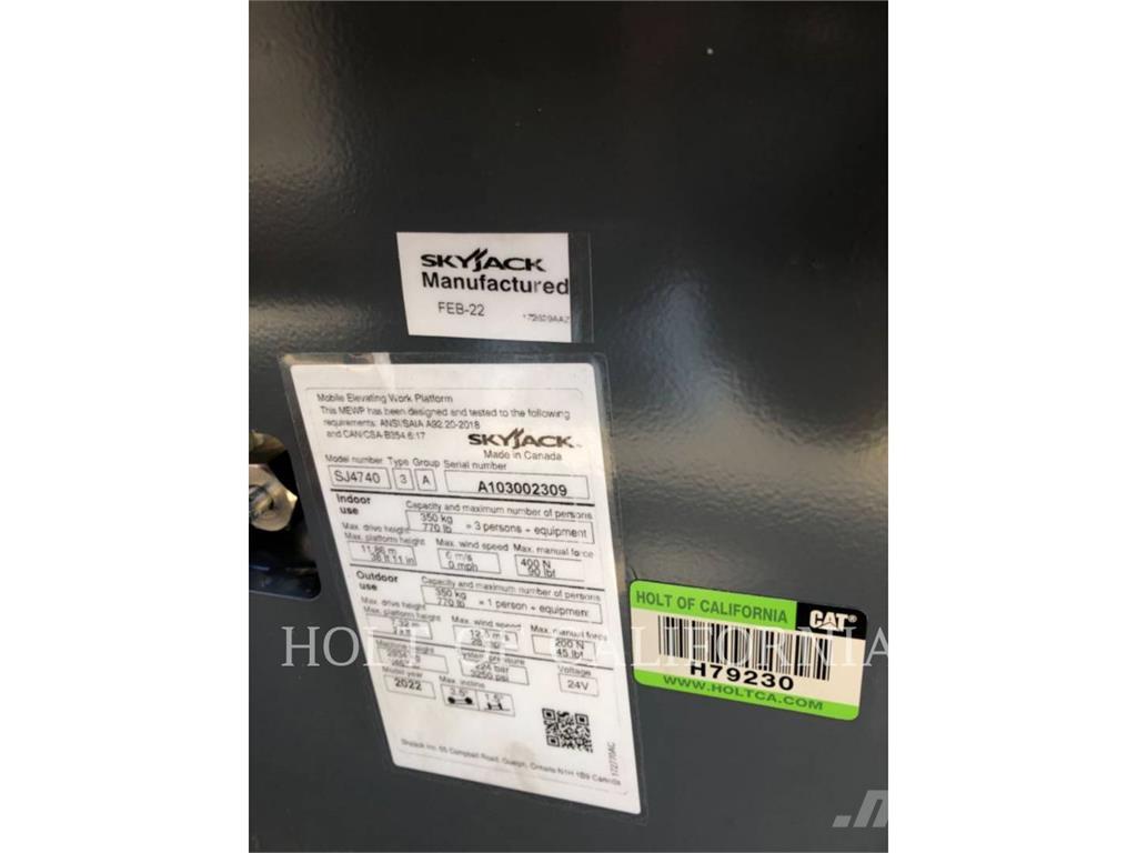 Skyjack SCISSOR40E Ножични работни платформи