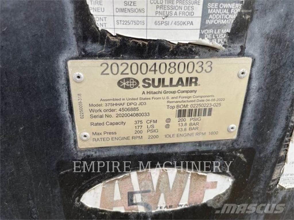 Sullair DPQ375HHAF Компресори