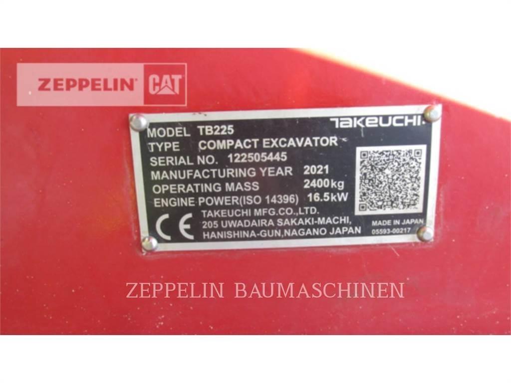 Takeuchi TB225 Верижен екскаватор