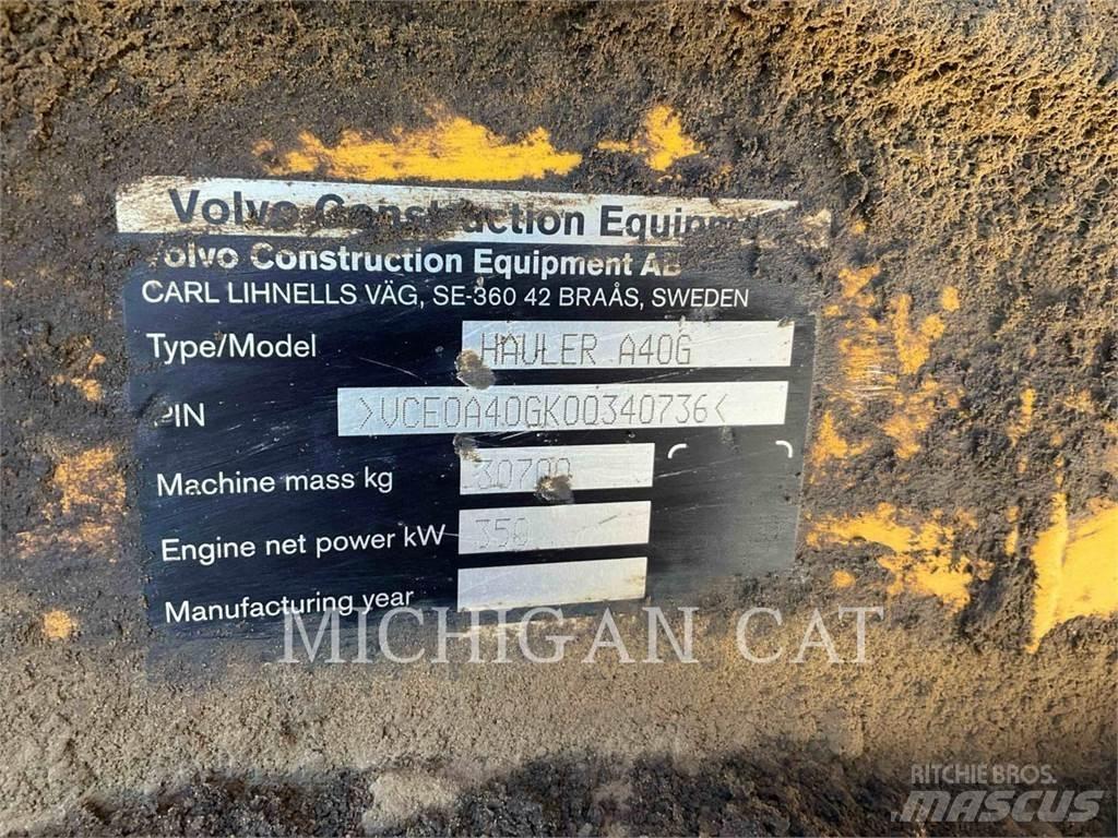 Volvo A40G Дъмпери/моторни превозни средства