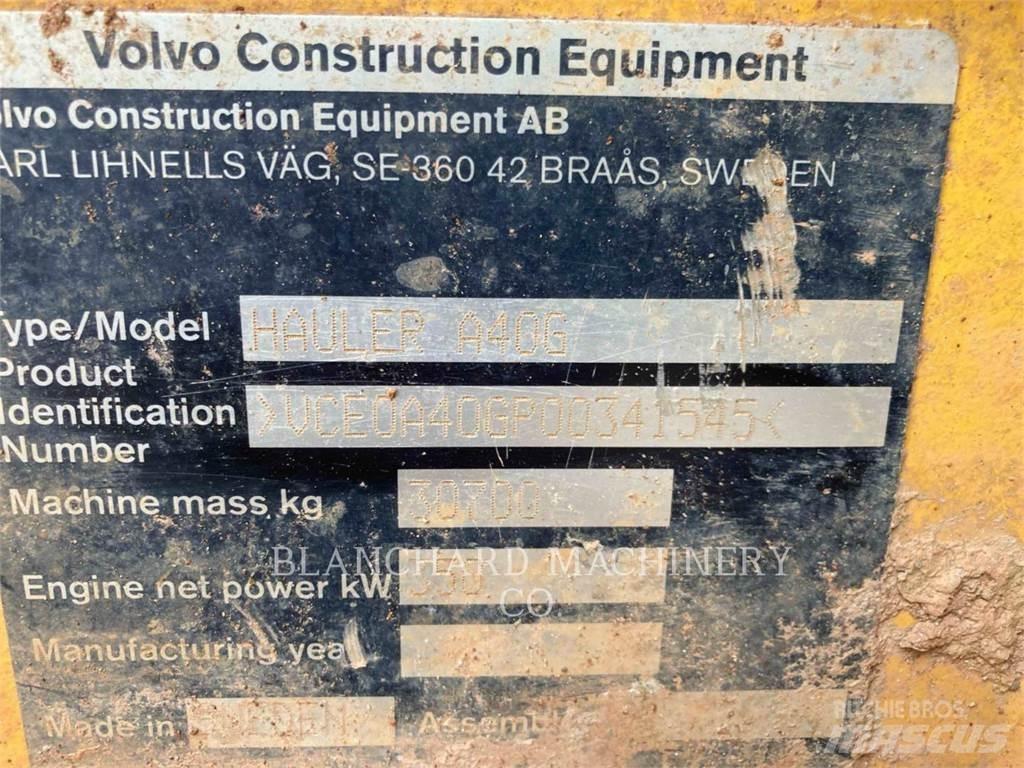 Volvo A40G Дъмпери/моторни превозни средства