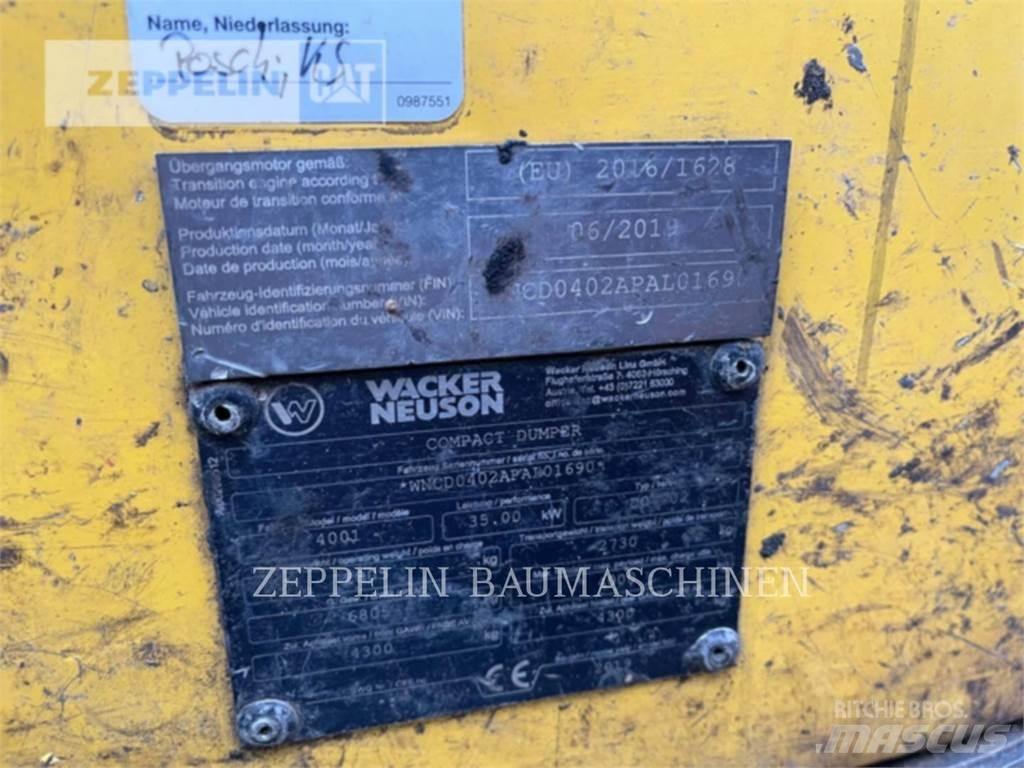 Wacker 4001 Дъмпери/моторни превозни средства