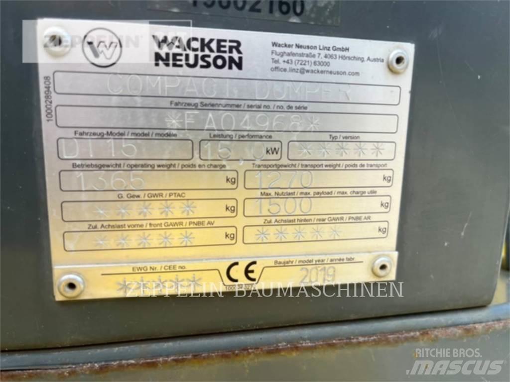 Wacker DT15 Дъмпери/моторни превозни средства