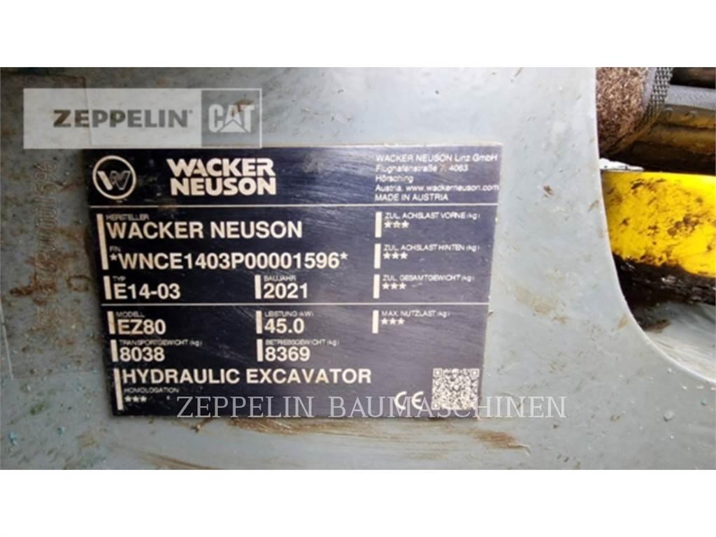 Wacker EZ80 Верижен екскаватор