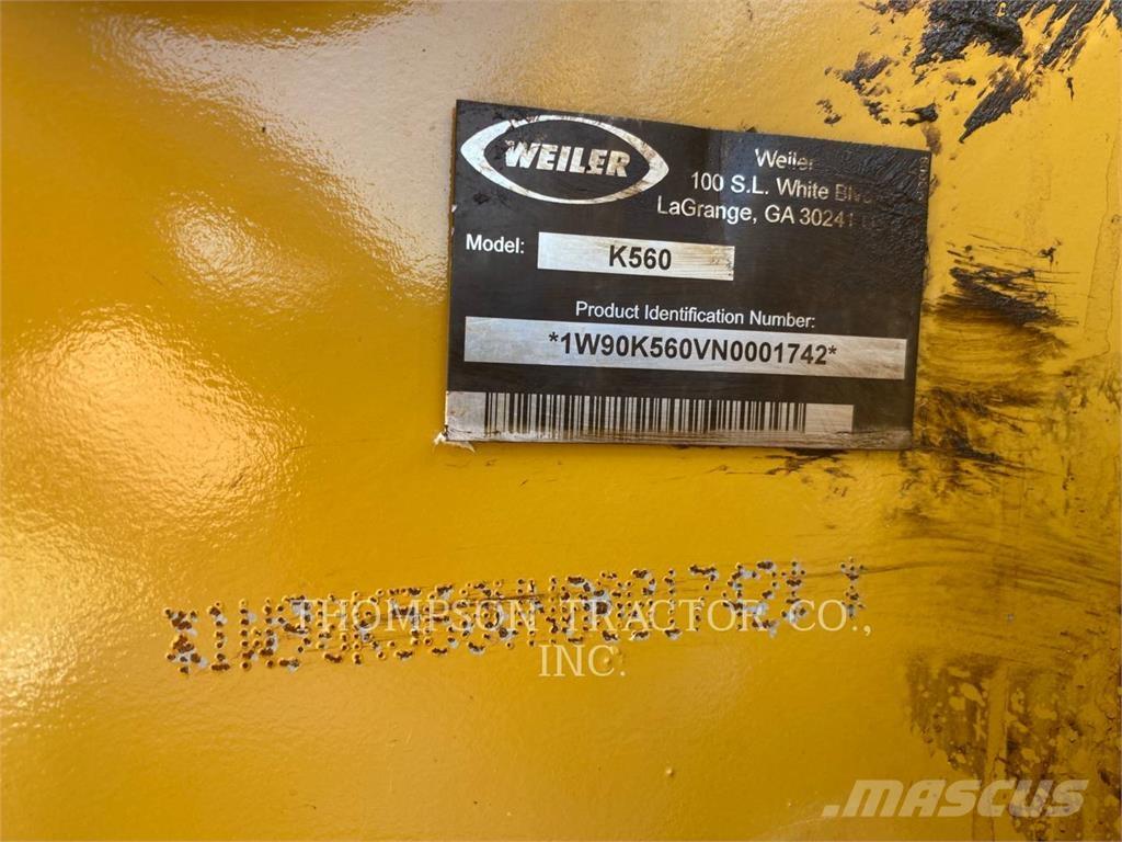 Weiler K560FV Товарачи с наклонена стрела
