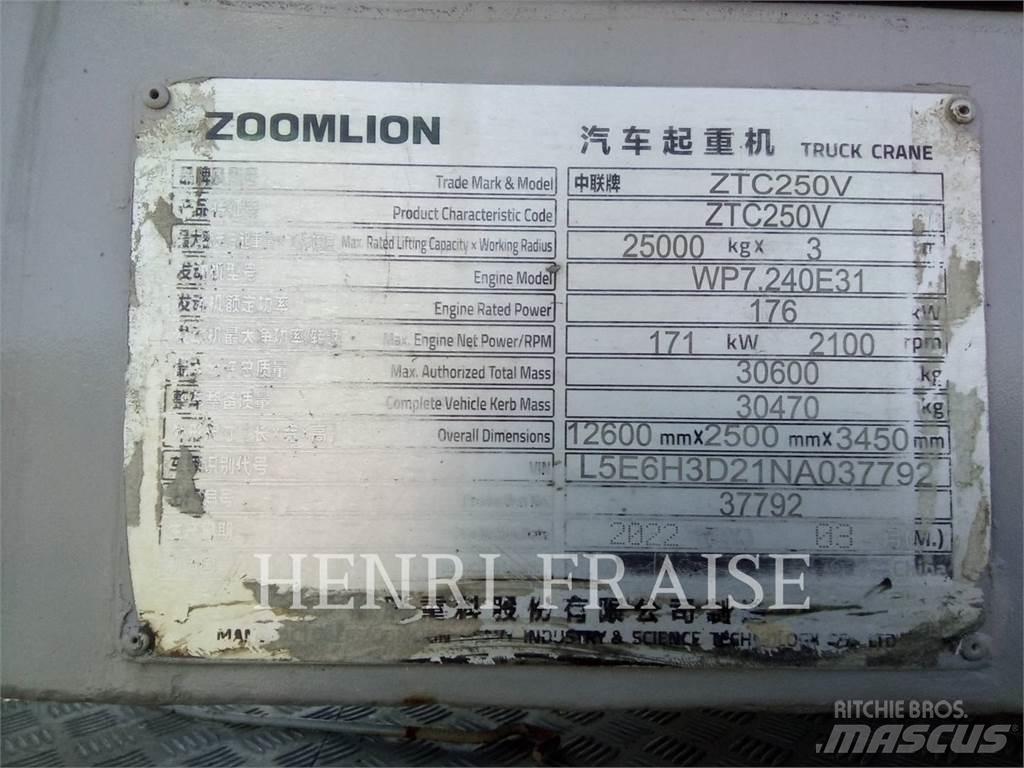 Zoomlion ZTC250V31 Всъдеходни кранове