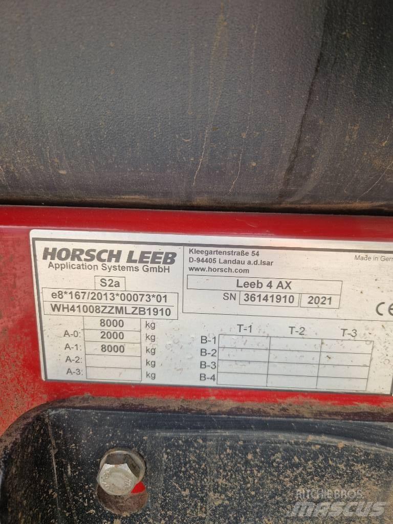 Horsch Leeb 4 AX Прикачни пръскачки
