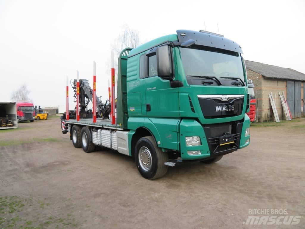 MAN TGX 33.480 За превоз на дървени трупи
