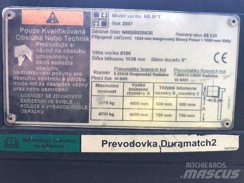 Hyster 5.5 FT Дизелови камиони