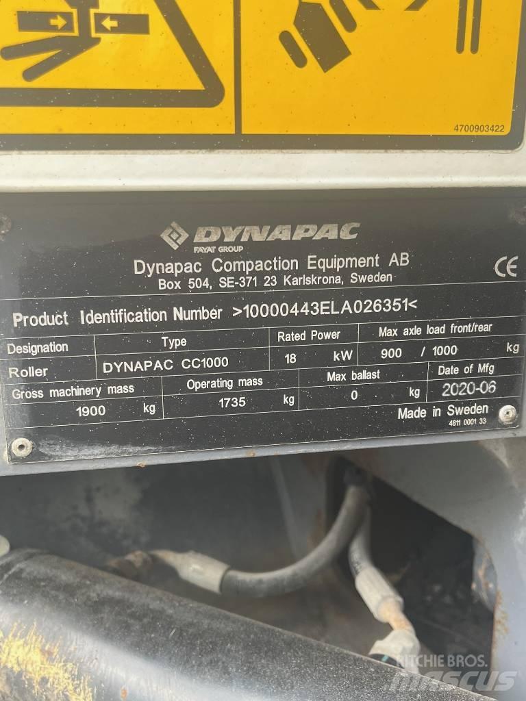 Dynapac CC 1000 Двойни барабанни ролки
