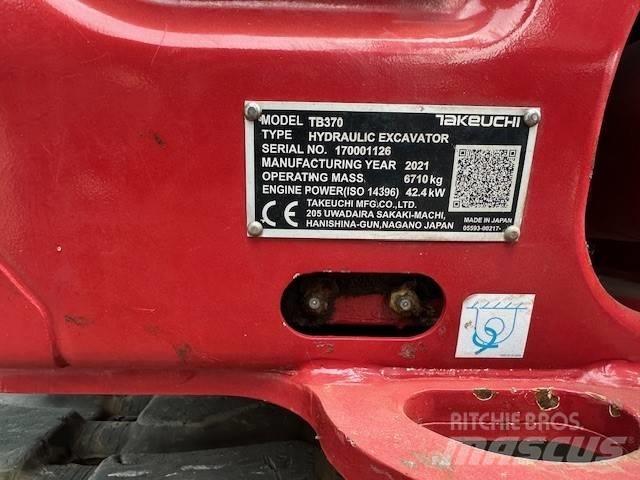 Takeuchi TB 370 Средни екскаватори 7т - 12т