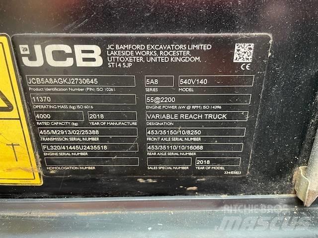 JCB 540-140 Телескопични товарачи
