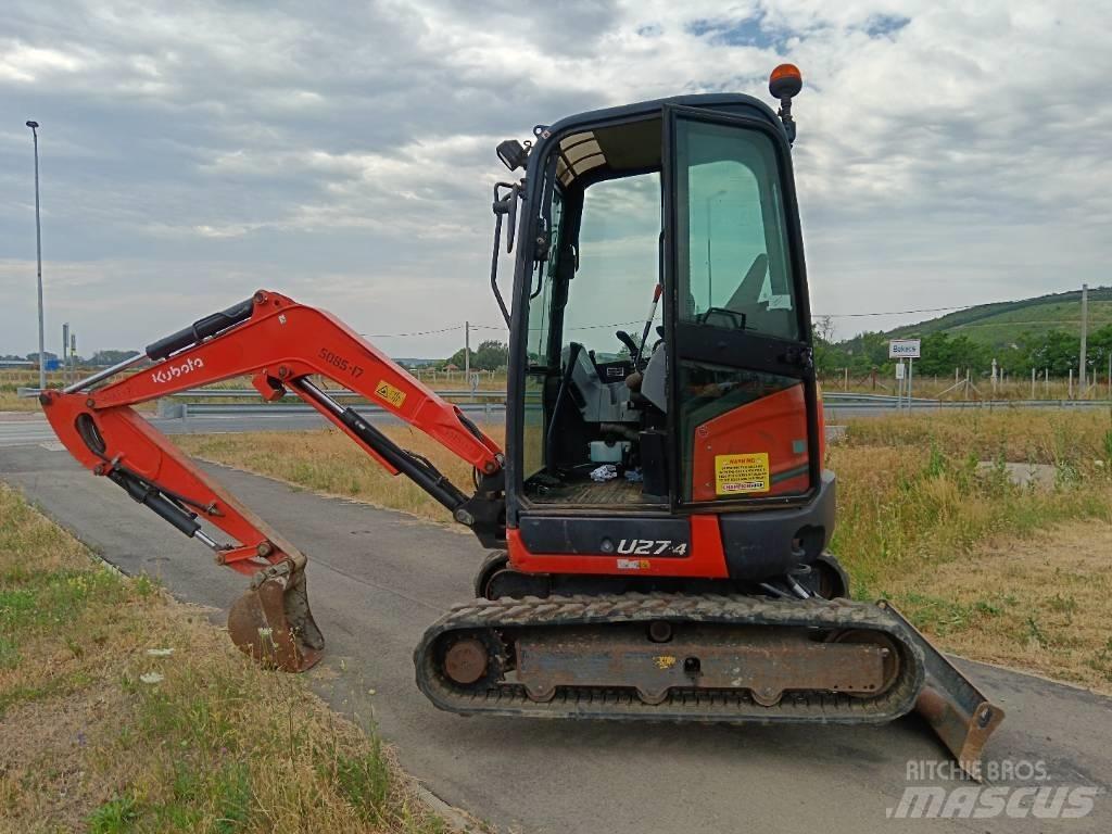 Kubota U 27-4 Мини екскаватори < 7 т