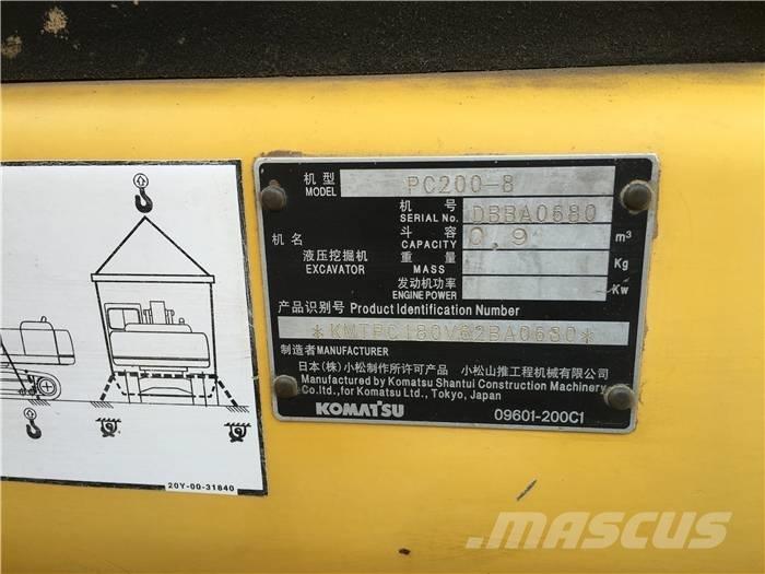 Komatsu PC 200-8 Верижен екскаватор