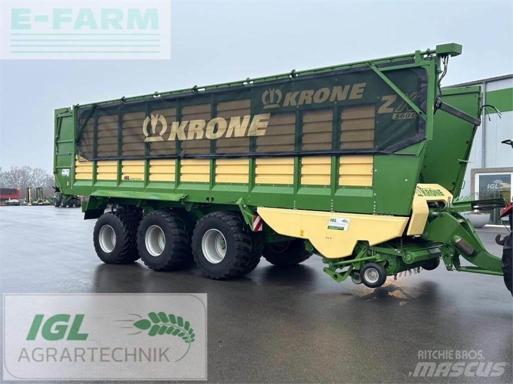Krone zx 560 gl Ремаркета за зърно / силаж

