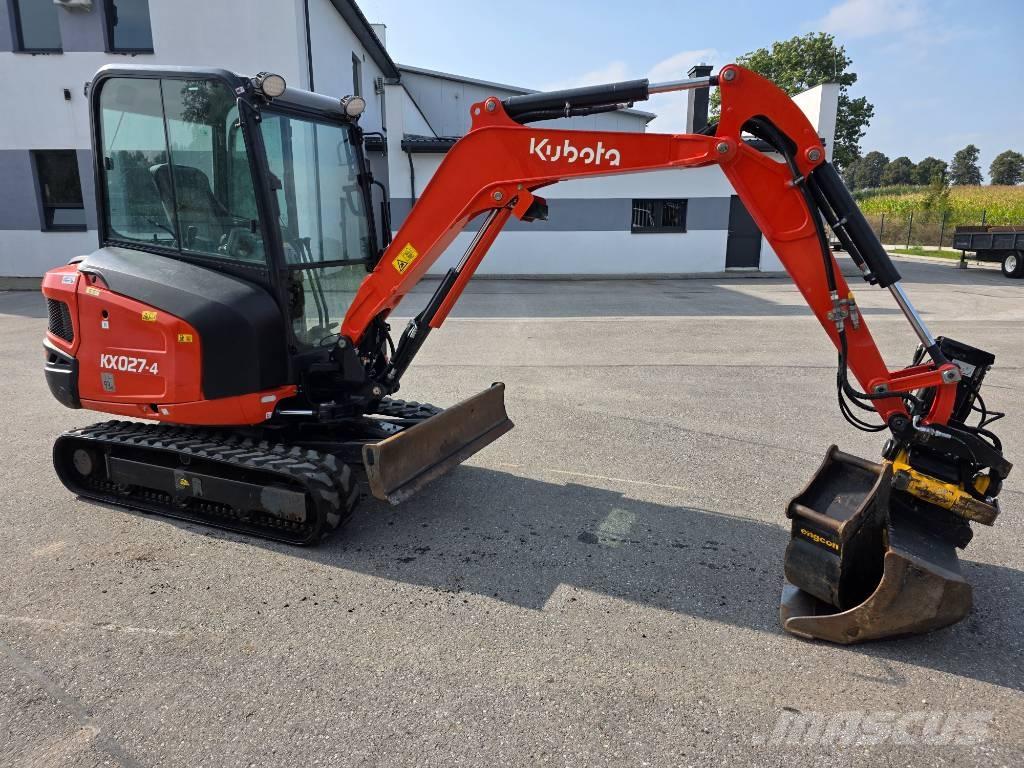 Kubota KX 027-4 Мини екскаватори < 7 т