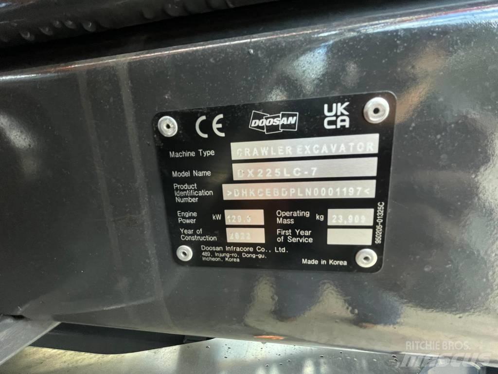 Doosan DX225LC-7 Верижен екскаватор