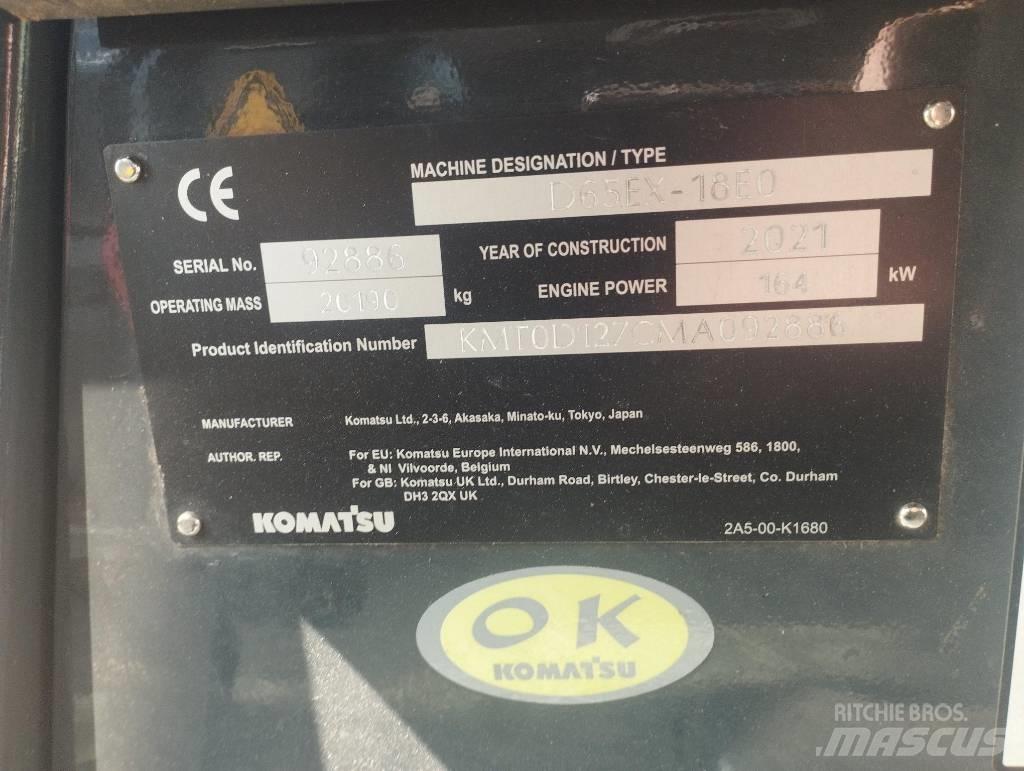 Komatsu D 65 EX-18 Верижни булдозери

