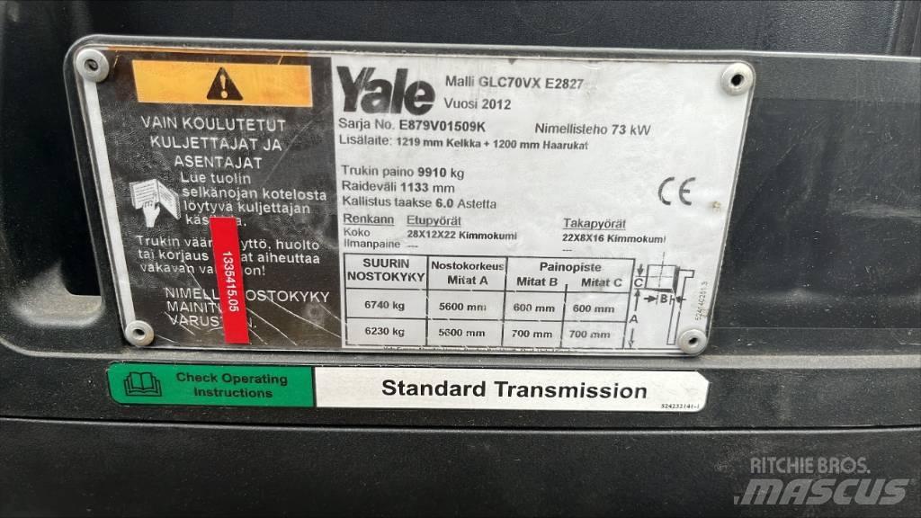 Yale GLP 70 GC Камиони с АГУ