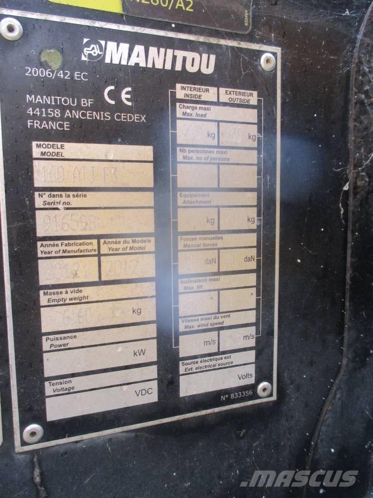 Manitou 160 ATJ Съчленени стрелови подемници