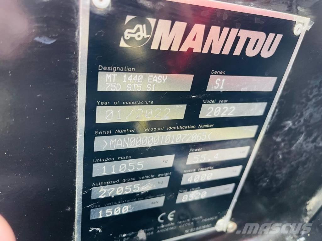 Manitou MT 1440 Easy Телескопични товарачи