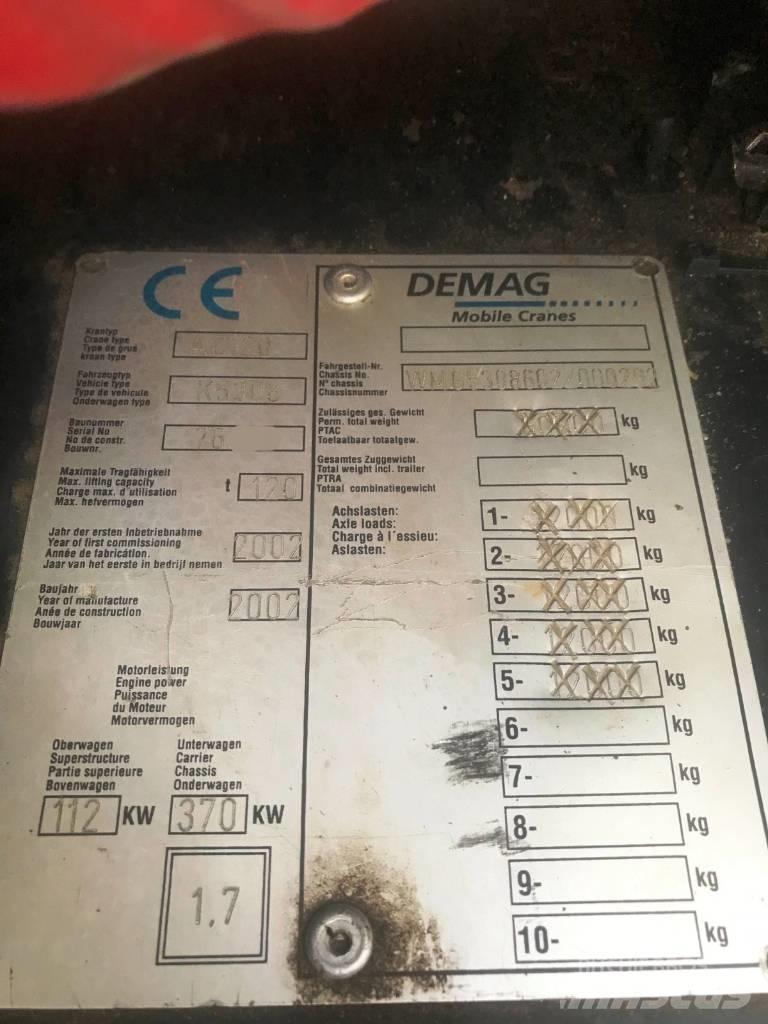 Demag AC 120 Всъдеходни кранове