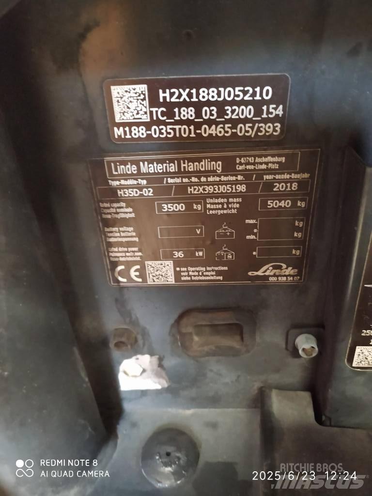 Linde H 35 D Дизелови камиони