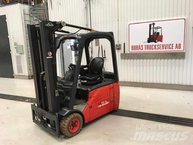 Linde E 16 H - 01 Електрически вилични кари-повдигачи